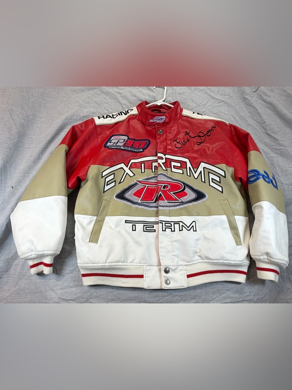 Vintage Y2K Championship First Down Racing Jacket